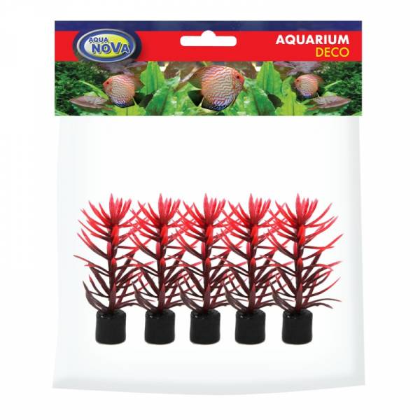 Künstliche Pflanze 8cm für Aquarium. 5 Stück im Pake